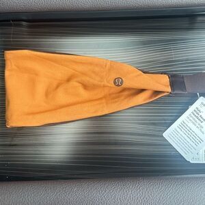Lululemon Athletica Orange and Brown Hairband